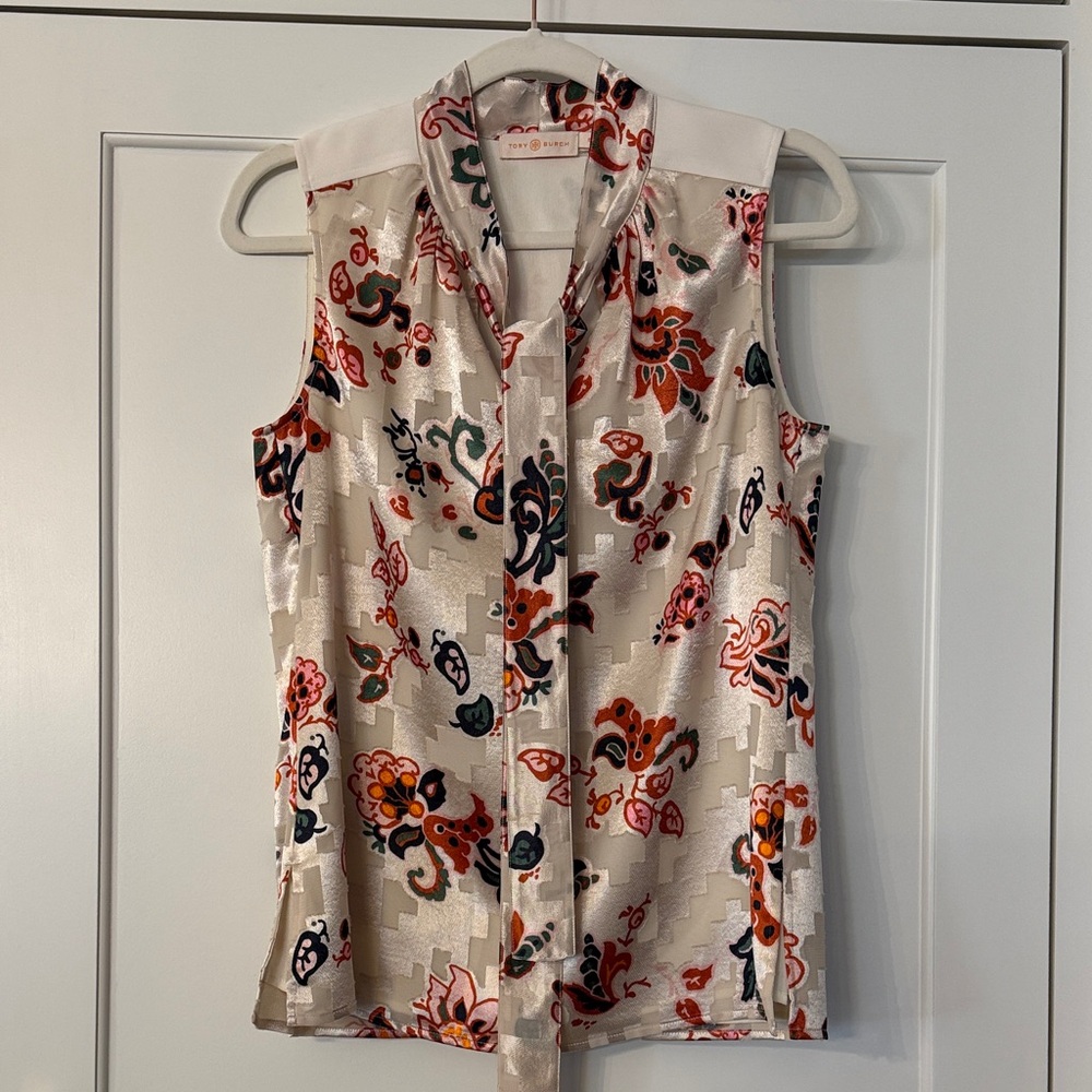 Tory Burch Multicolor Floral Blouse